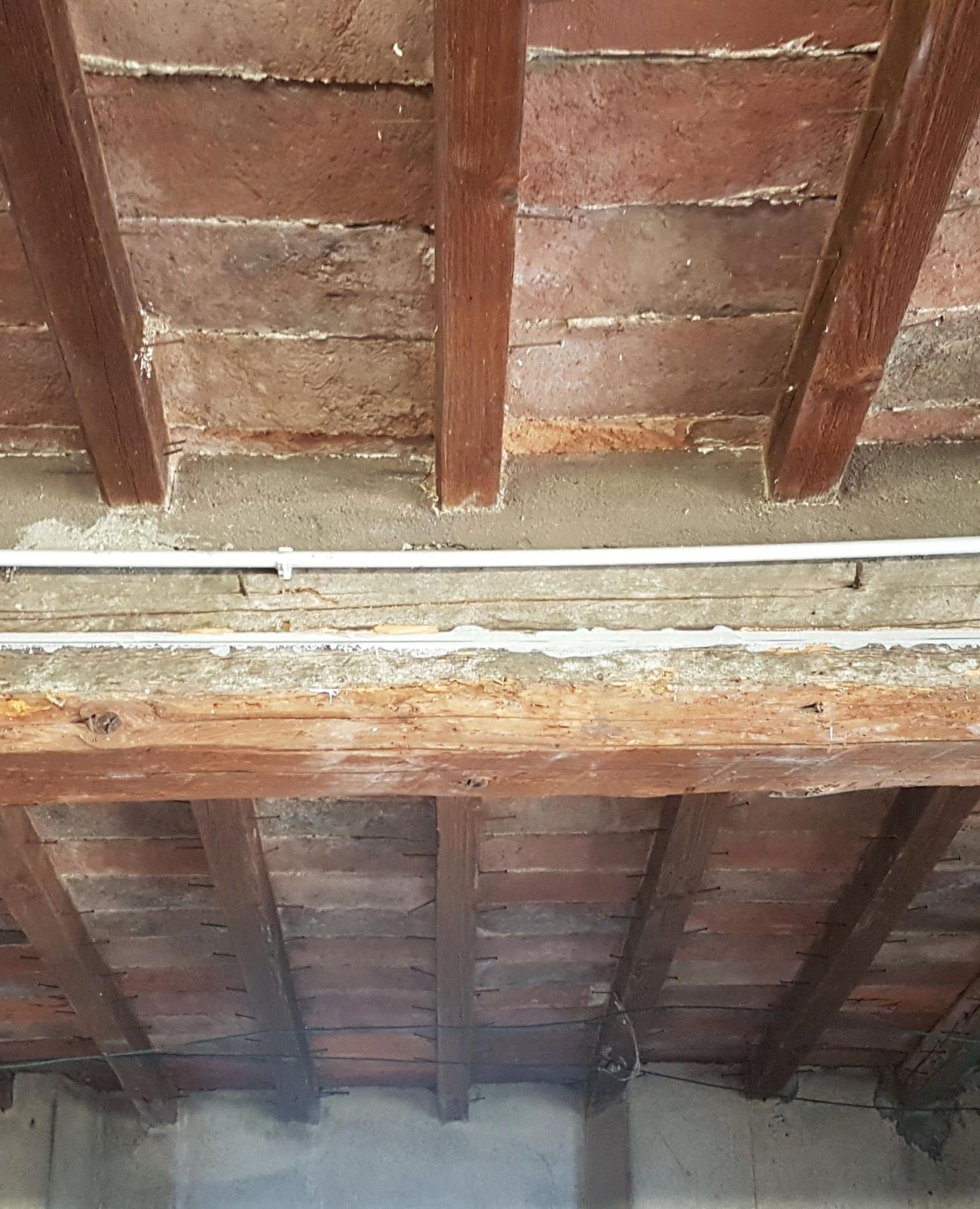 Travi in legno Villa Antinori — Bargino (FI), Toscana